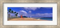 Framed Ala Moana Beach Honolulu HI