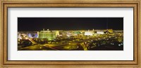 Framed Night view of Las Vegas, Nevada