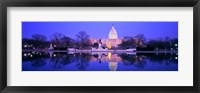 Framed Christmas, US Capitol, Washington DC, District Of Columbia, USA