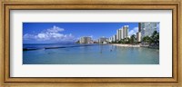 Framed Waikiki Beach Honolulu Oahu HI