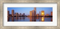 Framed Sunrise, Miami, Florida, USA