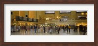 Framed Group of people walking in a station, Grand Central Station, Manhattan, New York City, New York State, USA