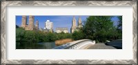 Framed Bow Bridge, Central Park, NYC, New York City, New York State, USA