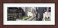 Framed Rooftop View Of Rockefeller Center, NYC, New York City, New York State, USA