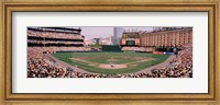Framed High angle view of a baseball field, Baltimore, Maryland