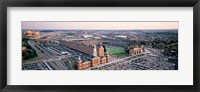 Framed Aerial view of a baseball field, Baltimore, Maryland, USA