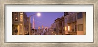 Framed City At Night, San Francisco, California, USA