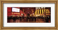 Framed USA, Nevada, Las Vegas, The Fremont Street, Large group of people at a market street