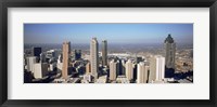 Framed Aerial view of Atlanta, Georgia