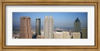 Framed Skyscrapers in a city, Atlanta, Georgia, USA