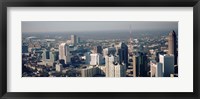 Framed High angle view of Atlanta, Georgia, USA