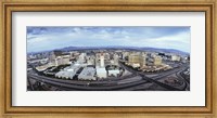 Framed Aerial view of a city, Las Vegas, Nevada