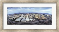 Framed Aerial view of a city, Las Vegas, Nevada