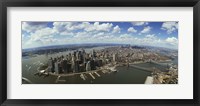 Framed Aerial View of New York City