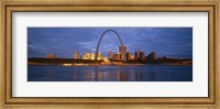 Framed Buildings At The Waterfront, Mississippi River, St. Louis, Missouri, USA