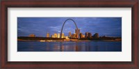 Framed Buildings At The Waterfront, Mississippi River, St. Louis, Missouri, USA