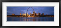 Framed Buildings At The Waterfront, Mississippi River, St. Louis, Missouri, USA