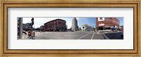 Framed Buildings in a city, Wicker Park and Bucktown, Chicago, Illinois, USA