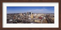 Framed Aerial view of a city, Birmingham, Alabama, USA