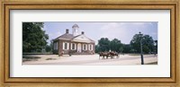 Framed Carriage moving on a road, Colonial Williamsburg, Williamsburg, Virginia, USA