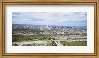 Framed Aerial view of a city, Newark, New Jersey, USA
