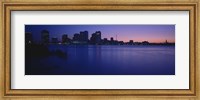Framed Buildings at the waterfront, New Orleans, Louisiana, USA