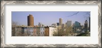 Framed High angle view of buildings in a city, Inner Harbor, Baltimore, Maryland, USA