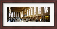Framed Group of people at a station, Philadelphia, Pennsylvania, USA