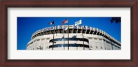 Framed Flags in front of a stadium, Yankee Stadium, New York City