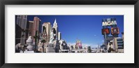 Framed Buildings in a city, The Strip, Las Vegas, Nevada, USA