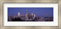 Framed Seattle Skyline
