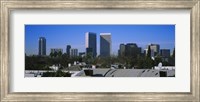 Framed Buildings and skyscrapers in a city, Century City, City of Los Angeles, California, USA