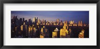 Framed High angle view of a cityscape, Central Park, Manhattan, New York City, New York State