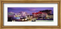 Framed High angle view of buildings in a city, Rodeo Drive, Beverly Hills, California, USA