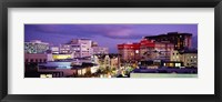 Framed High angle view of buildings in a city, Rodeo Drive, Beverly Hills, California, USA