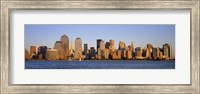 Framed Daytime View of NYC from the Waterfront