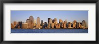 Framed Daytime View of NYC from the Waterfront