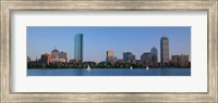 Framed Buildings at the waterfront, Back Bay, Boston, Massachusetts, USA
