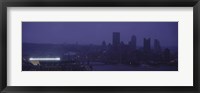 Framed Buildings in a city, Heinz Field, Three Rivers Stadium, Pittsburgh, Pennsylvania, USA