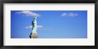Framed Low angle view of a statue, Statue of Liberty, Liberty State Park, Liberty Island, New York City, New York State, USA