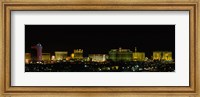 Framed Las Vegas, Nevada at night