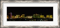 Framed Las Vegas, Nevada at night