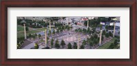 Framed High angle view of a park, Centennial Olympic Park, Atlanta, Georgia, USA