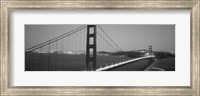 Framed Golden Gate Bridge (black and white), San Francisco, California