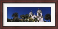 Framed Plants in front of a cathedral, Portuguese Cathedral, San Jose, Silicon Valley, Santa Clara County, California, USA