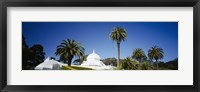 Framed Low angle view of a building in a formal garden, Conservatory of Flowers, Golden Gate Park, San Francisco, California, USA