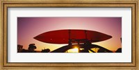 Framed Close-up of a kayak on a car roof at sunset, San Francisco, California