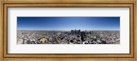 Framed 360 degree view of a city, City Of Los Angeles, Los Angeles County, California, USA