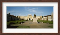 Framed Statue in the courtyard of an educational building, Rice University, Houston, Texas, USA