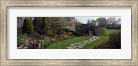 Framed Flowers in a garden, Ladew Topiary Gardens, Monkton, Baltimore County, Maryland, USA